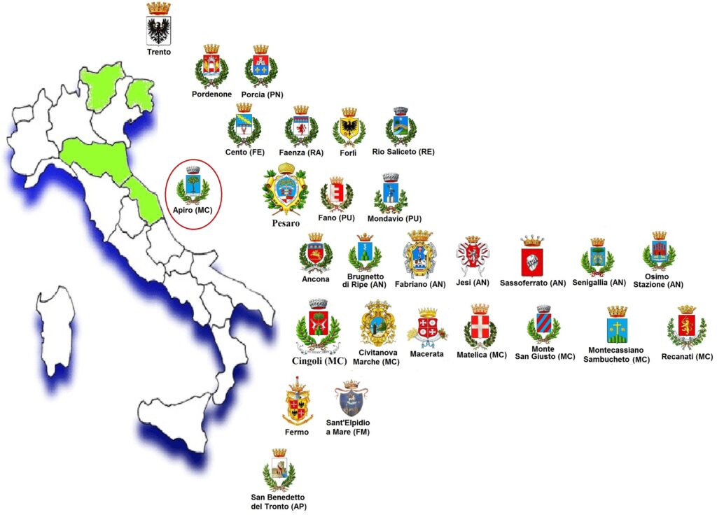 Cartina Principali località